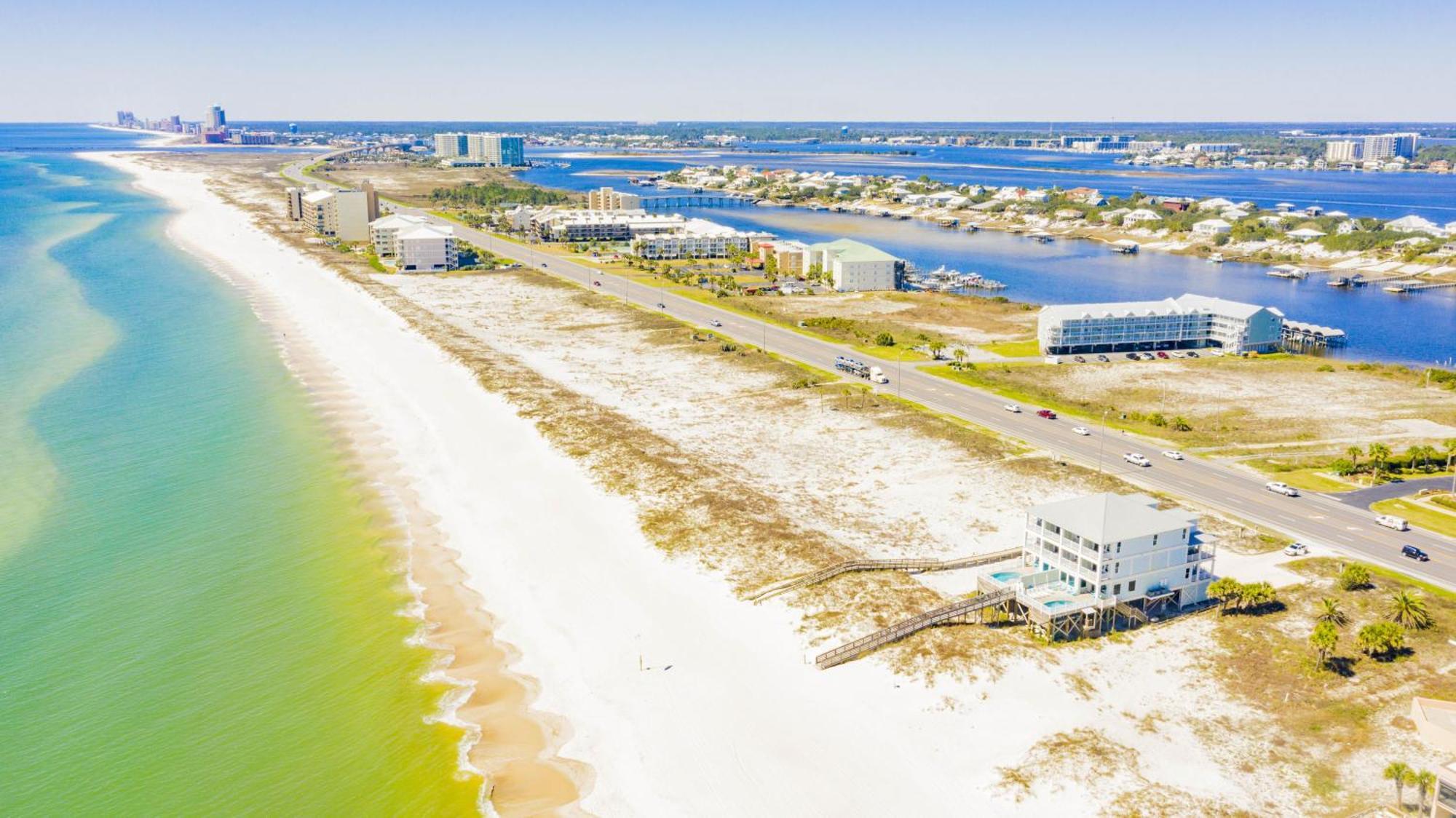 Castle In The Sand East West 2 Properties - 18 Bedrooms Orange Beach Exterior foto
